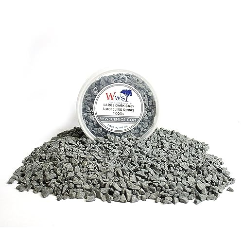 WWScenics Große Dunkelgraue Modell-Felsen 2-5mm | 500ml Becher | Basing Materialien Diorama Modellbau WWScenics Große Dunkelgraue Modell-Felsen 2-5mm | 500ml Becher | Basing Materialien Diorama Modellbau von WWS War World Scenics