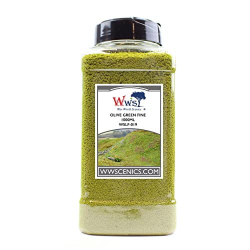 WWS War World Scenics WWScenics | Olivgrünes Fein-Laub Streuung 1000ml | WSFL-019 | Modellbau Materialien WWS War World Scenics WWScenics | Olivgrünes Fein-Laub Streuung 1000ml | WSFL-019 | Modellbau Materialien von WWS War World Scenics