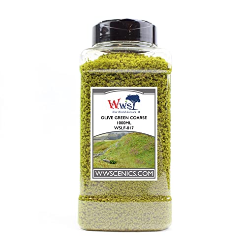 WWS War World Scenics WWScenics | Olivgrünes Grob-Laub Streuung 1000ml | WSFL-017 | Modellbau Materialien WWS War World Scenics WWScenics | Olivgrünes Grob-Laub Streuung 1000ml | WSFL-017 | Modellbau Materialien von WWS War World Scenics
