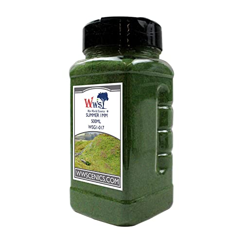 WWScenics | 1mm Sommer Statische Grasfasern | 500ml | WSG1-017 | Streugras für Modellbahn und Modellbau WWScenics | 1mm Sommer Statische Grasfasern | 500ml | WSG1-017 | Streugras für Modellbahn und Modellbau von WWS War World Scenics