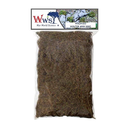 WWScenics | 4mm Winter Statische Grasfasern | 500g | WSG4-033 | Streugras für Modellbahn und Modellbau WWScenics | 4mm Winter Statische Grasfasern | 500g | WSG4-033 | Streugras für Modellbahn und Modellbau von WWS War World Scenics