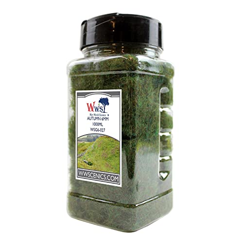 WWS War World Scenics WWScenics | 6mm Herbst Statische Grasfasern | 1000ml | WSG6-027 | Streugras für Modellbahn und Modellbau WWS War World Scenics WWScenics | 6mm Herbst Statische Grasfasern | 1000ml | WSG6-027 | Streugras für Modellbahn und Modellbau von WWS War World Scenics