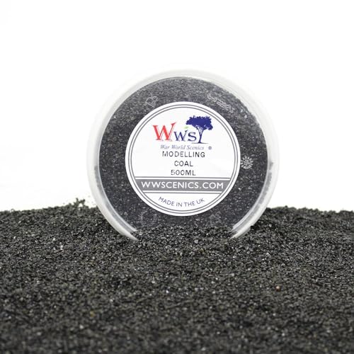 WWScenics Modell Kohle | 500ml Becher | Basing Materialien Diorama Modellbau WWScenics Modell Kohle | 500ml Becher | Basing Materialien Diorama Modellbau von WWS War World Scenics