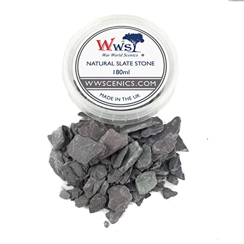 WWScenics Modell Schiefer Naturstein | 180ml Becher | Basing Materialien Diorama Modellbau WWScenics Modell Schiefer Naturstein | 180ml Becher | Basing Materialien Diorama Modellbau von WWS War World Scenics