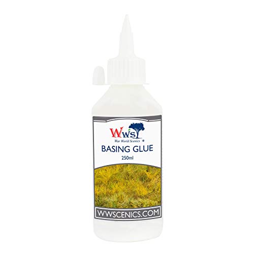 War World Scenics 250ml Basing Kleber für Statische Grasfasern Modellbau Modellbahn Tabletop Gelände von WWS War World Scenics