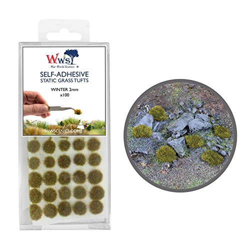 War World Scenics 2mm Winter Selbstklebende Statische Grasbüschel x 100 - Modellbau Modellbahn Landschaftsbau Diorama Miniatur Tabletop Spiele Wargame Modelleisenbahn Geländebau War World Scenics 2mm Winter Selbstklebende Statische Grasbüschel x 100 - Modellbau Modellbahn Landschaftsbau Diorama Miniatur Tabletop Spiele Wargame Modelleisenbahn Geländebau von WWS War World Scenics