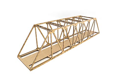 War World Scenics Einspurige Low-Detail Balkenbrücke 560mm - Spur 00/H0 MDF Modellbahn Modellbau Landschaft Gelände War World Scenics Einspurige Low-Detail Balkenbrücke 560mm - Spur 00/H0 MDF Modellbahn Modellbau Landschaft Gelände von WWS War World Scenics