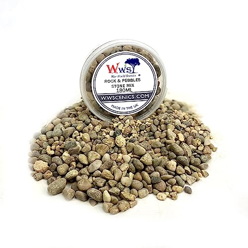 WWScenics Felsen & Kieselsteine | 180ml Becher | Basing Materialien Diorama Modellbau WWScenics Felsen & Kieselsteine | 180ml Becher | Basing Materialien Diorama Modellbau von WWS War World Scenics