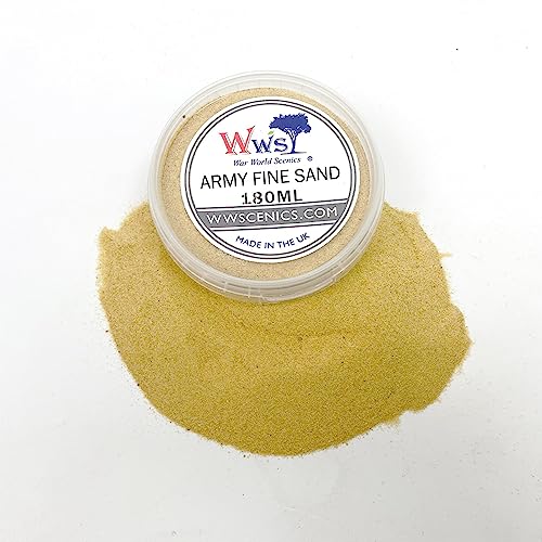 WWS War World Scenics WWScenics Modell Fein-Sand | 180ml Becher | Basing Materialien Diorama Modellbau WWS War World Scenics WWScenics Modell Fein-Sand | 180ml Becher | Basing Materialien Diorama Modellbau von WWS War World Scenics