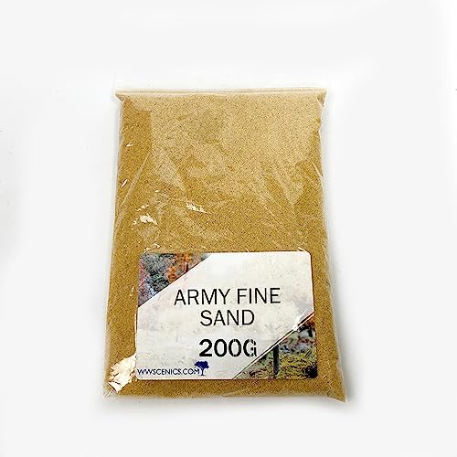WWS War World Scenics WWScenics Modell Fein-Sand | 200g Beutel | Basing Materialien Diorama Modellbau WWS War World Scenics WWScenics Modell Fein-Sand | 200g Beutel | Basing Materialien Diorama Modellbau von WWS War World Scenics