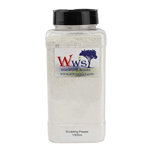 War World Scenics Modellbau Gießmasse Gips 1000ml Kanister - Modellier-System Modellbahn Modell Diorama Landschaftsbau Geländebau Tabletop Spiele Militär Gipsputz Gießmasse War World Scenics Modellbau Gießmasse Gips 1000ml Kanister - Modellier-System Modellbahn Modell Diorama Landschaftsbau Geländebau Tabletop Spiele Militär Gipsputz Gießmasse von WWS War World Scenics