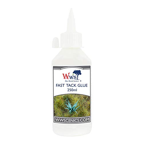 War World Scenics Modellbau Schnellkleber 250ml Flasche - Modellbahn Tabletop Gelände Modell Diorama von WWS War World Scenics