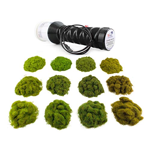 War World Scenics Pro Grass Micro Begrasungsgerät & Vier Jahrzeiten Grasfasern Set - Modellbahn Modellbau Modell Tabletop Gelände Geländebau Landschaft Landschaftsbau Streugras Statische Grasfasern War World Scenics Pro Grass Micro Begrasungsgerät & Vier Jahrzeiten Grasfasern Set - Modellbahn Modellbau Modell Tabletop Gelände Geländebau Landschaft Landschaftsbau Streugras Statische Grasfasern von WWS War World Scenics