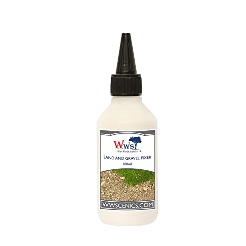 War World Scenics Sand und Kies Kleber 100ml für Modellbahn Tabletop Gelände Modellbau Diorama War World Scenics Sand und Kies Kleber 100ml für Modellbahn Tabletop Gelände Modellbau Diorama von WWS War World Scenics