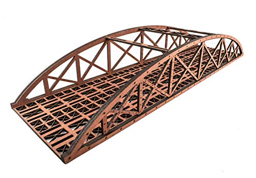 War World Scenics Zweispurige Hoch-Detail Rote Stabbogenbrücke 560mm - Spur 00/H0 MDF Modellbahn Modellbau Landschaft Gelände War World Scenics Zweispurige Hoch-Detail Rote Stabbogenbrücke 560mm - Spur 00/H0 MDF Modellbahn Modellbau Landschaft Gelände von WWS War World Scenics