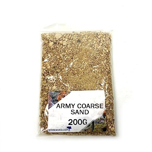 WWScenics Modell Grob-Sand | 200g Beutel | Basing Materialien Diorama Modellbau WWScenics Modell Grob-Sand | 200g Beutel | Basing Materialien Diorama Modellbau von WWS War World Scenics