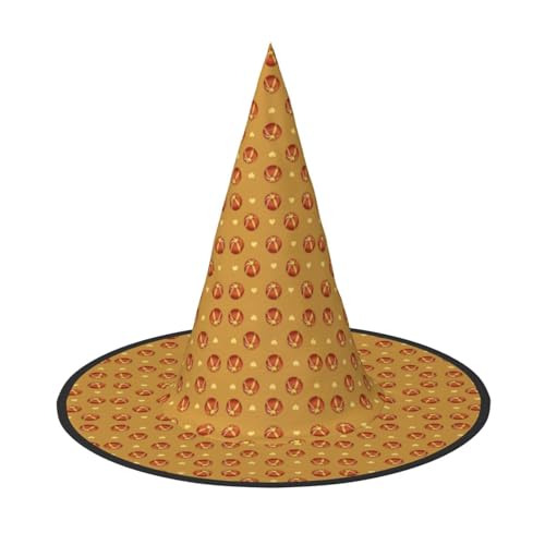 Butterbrot 2 Stück Halloween Hexenhut Kostüm Party Hut geeignet für Bühnenspielzubehör von WXCJWD