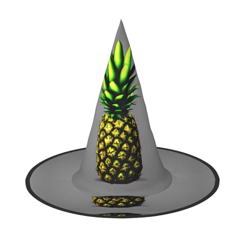 Cartoon-Ananas, Halloween-Hexenhut, Kostüm, Partyhut, geeignet für Bühnenspiel-Zubehör, 1 Stück Cartoon-Ananas, Halloween-Hexenhut, Kostüm, Partyhut, geeignet für Bühnenspiel-Zubehör, 1 Stück von WXCJWD
