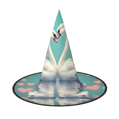 Der verliebte Schwan 1 Stück Halloween Hexenhut Kostüm Party Hut geeignet für Bühnenspielzubehör Der verliebte Schwan 1 Stück Halloween Hexenhut Kostüm Party Hut geeignet für Bühnenspielzubehör von WXCJWD