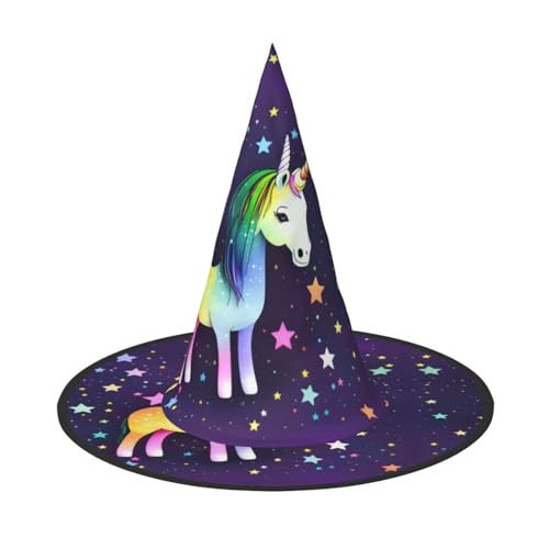 Ein Pferd Stern 1 PC Halloween Hexenhut Kostüm Party Hut geeignet für Bühnenspiel Zubehör von WXCJWD