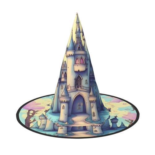 Fairytale Castle 1 PC Halloween Hexenhut Kostüm Party Hut Geeignet für Bühnenspiel Zubehör von WXCJWD