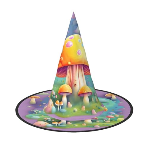 Fantasy Dream Pilz 1 PC Halloween Hexenhut Kostüm Party Hut Geeignet für Bühnenspiel Zubehör von WXCJWD