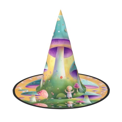 Fantasy Pilz 1 PC Halloween Hexenhut Kostüm Party Hut Geeignet für Bühnenspiel Zubehör Fantasy Pilz 1 PC Halloween Hexenhut Kostüm Party Hut Geeignet für Bühnenspiel Zubehör von WXCJWD