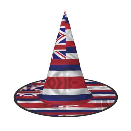 Flagge von Hawaii Amerikanische 1 Stück Halloween Hexenhut Kostüm Party Hut Geeignet für Bühnenspielzubehör von WXCJWD