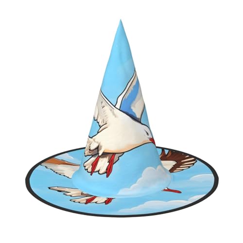 Fliegende Möwen 1 Stück Halloween Hexenhut Kostüm Party Hut geeignet für Bühnenspielzubehör von WXCJWD