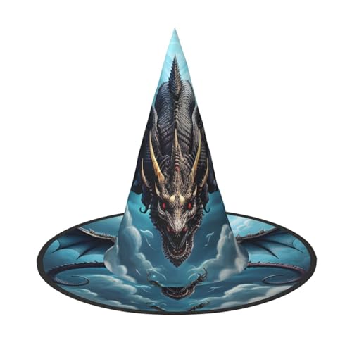Fliegender Drache 1 PC Halloween Hexenhut Kostüm Party Hut geeignet für Bühnenspielzubehör von WXCJWD