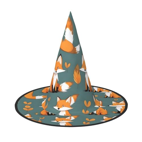 Gelber Fuchs 1 Stück Halloween Hexenhut Kostüm Party Hut geeignet für Bühnenspielzubehör Gelber Fuchs 1 Stück Halloween Hexenhut Kostüm Party Hut geeignet für Bühnenspielzubehör von WXCJWD
