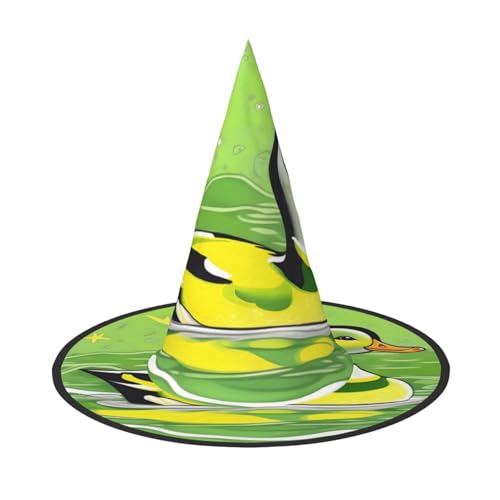 Grüne Ente 2 Stück Halloween Hexenhut Kostüm Party Hut geeignet für Bühnenspielzubehör von WXCJWD
