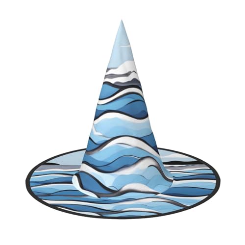 Halloween-Hexenhut, Kostüm, Partyhut, geeignet für Bühnenspiel-Zubehör, 1 Stück Halloween-Hexenhut, Kostüm, Partyhut, geeignet für Bühnenspiel-Zubehör, 1 Stück von WXCJWD