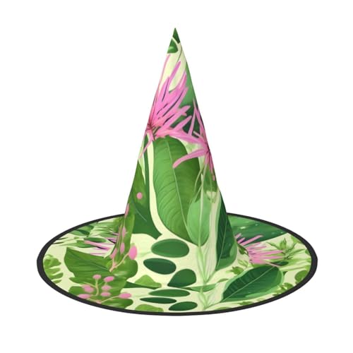 Halloween-Hexenhut, Kostüm, Partyhut, geeignet für Bühnenspiele, Rosa, 3 Stück Halloween-Hexenhut, Kostüm, Partyhut, geeignet für Bühnenspiele, Rosa, 3 Stück von WXCJWD