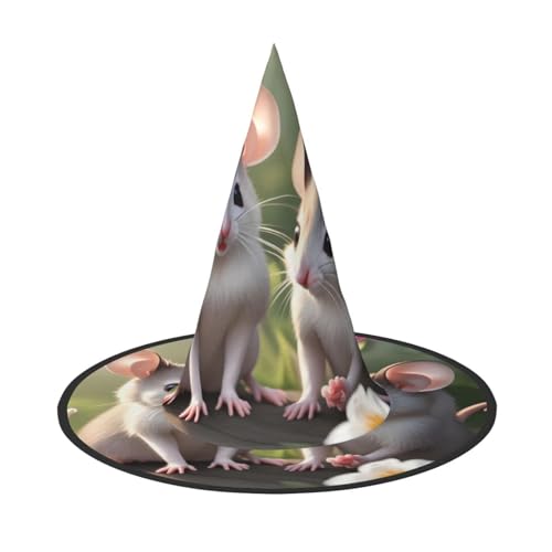 Hexenhut für Halloween, Kostümparty, geeignet für Bühnenspiel-Zubehör, 2 Stück Hexenhut für Halloween, Kostümparty, geeignet für Bühnenspiel-Zubehör, 2 Stück von WXCJWD