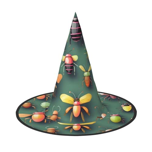 Insect Atlas 1 PC Halloween Hexenhut Kostüm Party Hut geeignet für Bühnenspielzubehör von WXCJWD