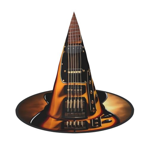 Instrumentengitarre 3 Stück Halloween Hexenhut Kostüm Party Hut geeignet für Bühnenspielzubehör von WXCJWD