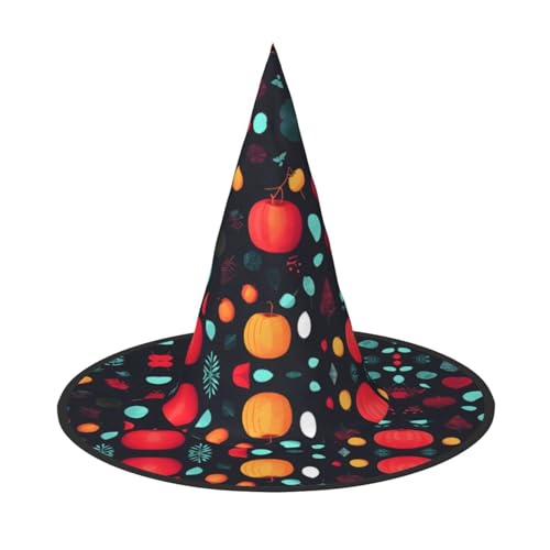 Kürbisblumen, Halloween-Hexenhut, Kostüm, Partyhut, geeignet für Bühnenspiel-Zubehör, 3 Stück Kürbisblumen, Halloween-Hexenhut, Kostüm, Partyhut, geeignet für Bühnenspiel-Zubehör, 3 Stück von WXCJWD