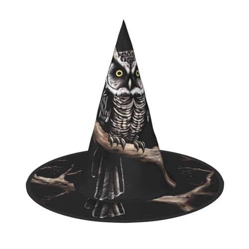 Late Night Eule 1 PC Halloween Hexenhut Kostüm Party Hut geeignet für Bühnenspielzubehör Late Night Eule 1 PC Halloween Hexenhut Kostüm Party Hut geeignet für Bühnenspielzubehör von WXCJWD