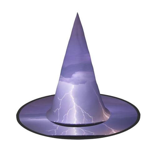 Lightning Storm 1 PC Halloween Hexenhut Kostüm Party Hut geeignet für Bühnenspiel Zubehör von WXCJWD