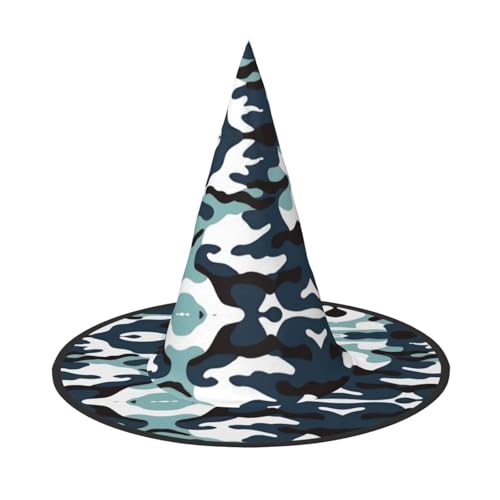 Marine Camouflage 1 PC Halloween Hexenhut Kostüm Party Hut geeignet für Bühnenspielzubehör von WXCJWD