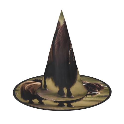 Mighty Highland Yak 1 PC Halloween Hexenhut Kostüm Party Hut Geeignet für Bühnenspielzubehör von WXCJWD