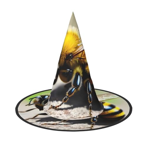 Niedliche kleine Biene, 1 Stück, Halloween-Hexenhut, Kostüm, Partyhut, geeignet für Bühnenspiel-Zubehör Niedliche kleine Biene, 1 Stück, Halloween-Hexenhut, Kostüm, Partyhut, geeignet für Bühnenspiel-Zubehör von WXCJWD