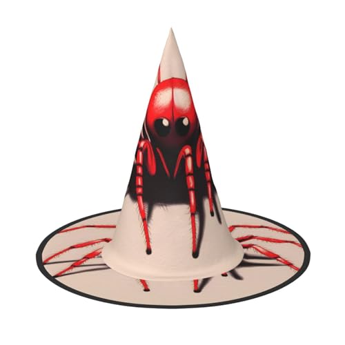 Niedliche kleine rote Spinne, Halloween-Hexenhut, Kostüm, Partyhut, geeignet für Bühnenspiel-Zubehör, 3 Stück Niedliche kleine rote Spinne, Halloween-Hexenhut, Kostüm, Partyhut, geeignet für Bühnenspiel-Zubehör, 3 Stück von WXCJWD