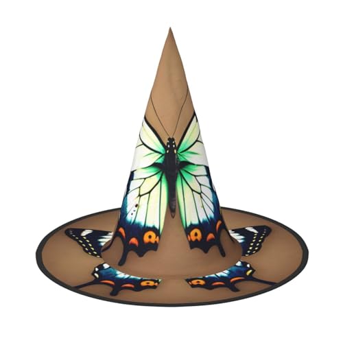 Niedlicher kleiner Schmetterling, Halloween-Hexenhut, Kostüm, Partyhut, geeignet für Bühnenspiel-Zubehör, 3 Stück Niedlicher kleiner Schmetterling, Halloween-Hexenhut, Kostüm, Partyhut, geeignet für Bühnenspiel-Zubehör, 3 Stück von WXCJWD