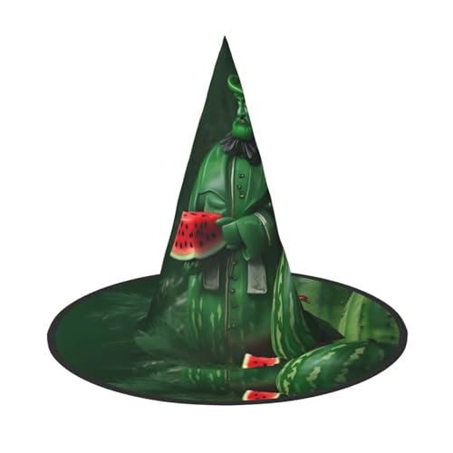 Patrick's Wassermelonen-Festival 1 Stück Halloween Hexenhut Kostüm Party Hut geeignet für Bühnenspielzubehör von WXCJWD
