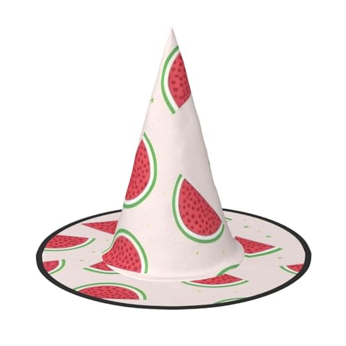 Rosa Wassermelone 2 Stück Halloween Hexenhut Kostüm Party Hut geeignet für Bühnenspielzubehör von WXCJWD