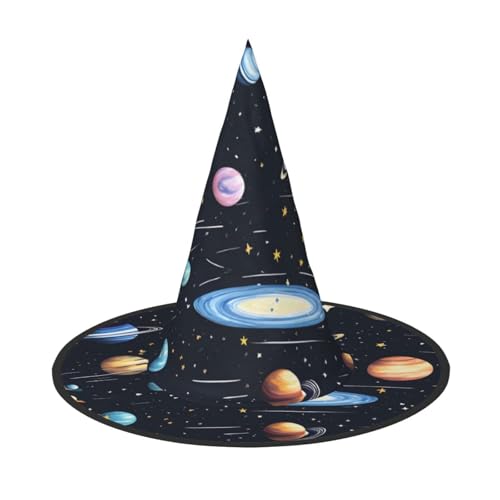 The Solar Family 1 PC Halloween Hexenhut Kostüm Party Hut geeignet für Bühnenspielzubehör The Solar Family 1 PC Halloween Hexenhut Kostüm Party Hut geeignet für Bühnenspielzubehör von WXCJWD