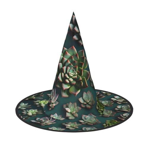 Viele Sukkulenten 1 Stück Halloween Hexenhut Kostüm Party Hut geeignet für Bühnenspielzubehör Viele Sukkulenten 1 Stück Halloween Hexenhut Kostüm Party Hut geeignet für Bühnenspielzubehör von WXCJWD