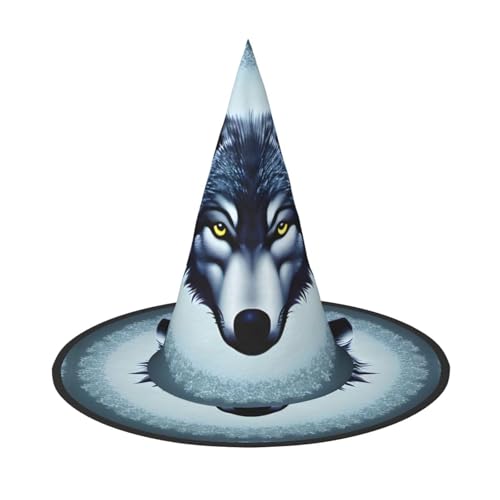 Wilder Wolfskopf, Halloween-Hexenhut, Kostüm, Partyhut, geeignet für Bühnenspiel-Zubehör, 3 Stück Wilder Wolfskopf, Halloween-Hexenhut, Kostüm, Partyhut, geeignet für Bühnenspiel-Zubehör, 3 Stück von WXCJWD